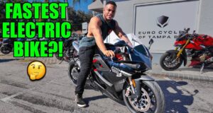 Energica Ego First Ride & Review 🔋 (Electric Motorcycle)