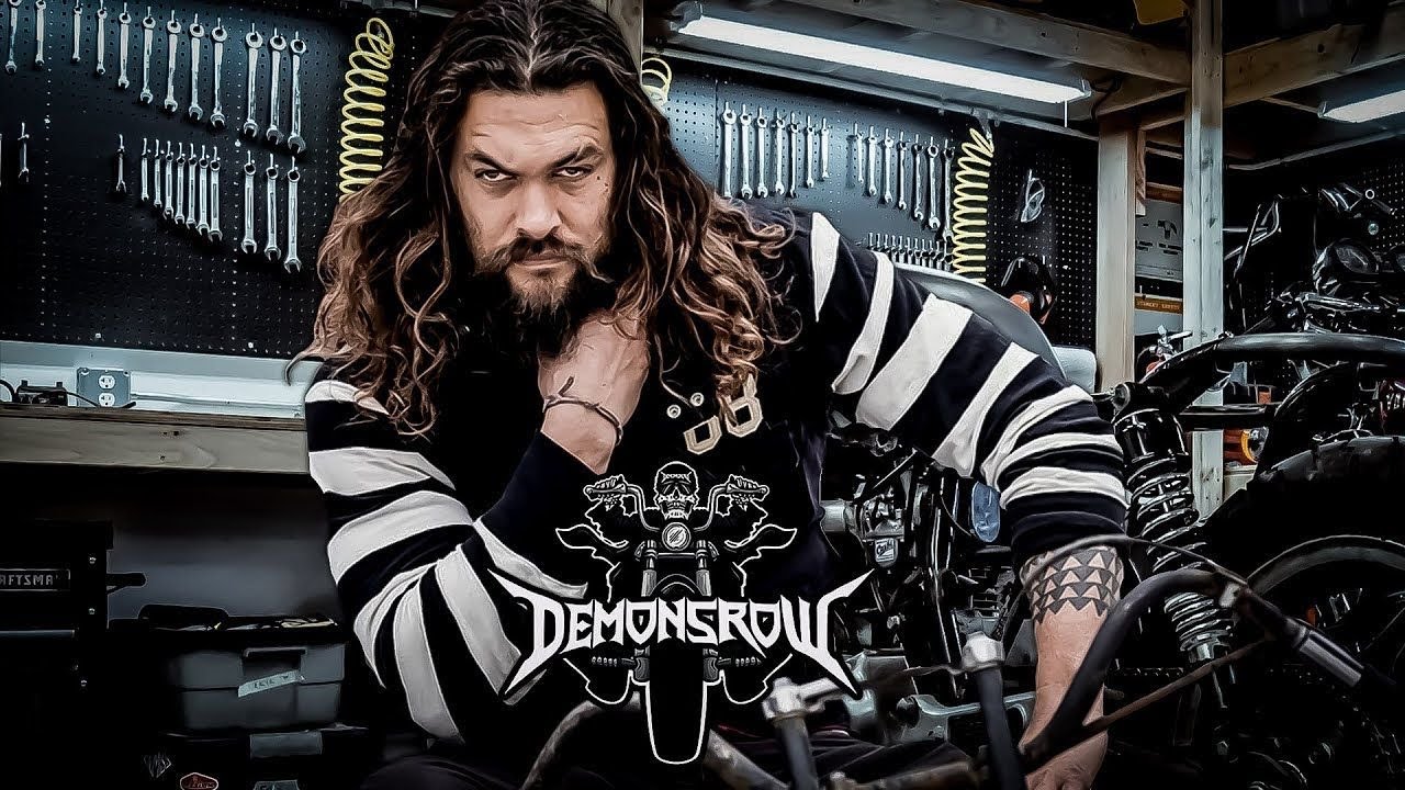 Jason Momoa on Harley Davidson, Redrum MC and Hells Angels Video (Full ...