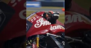 @jmcwill99 at the King of the Baggers series on his powerful @indianmotorcycle Challenger!