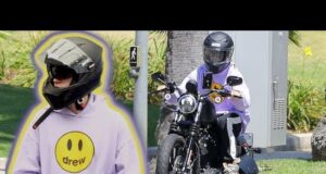 Justin Bieber Trades In His Motocross Bike For A Big Boy Harley