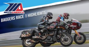 Down to the Wire! 😬 Mission King of the Baggers Race 1 at New Jersey 2024 – HIGHLIGHTS | MotoAmerica