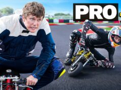 I Challenged A Pro Rider On Mini Motorbikes